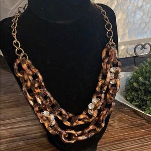 Animal Print Chain Necklace